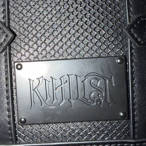 Killstar Nexus Black Crescent Moon Coffin Shaped Backpack | Like New - Picture 8 of 9